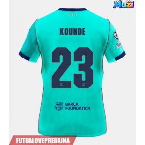 Lacne Muži Futbalové dres Barcelona Jules Kounde #23 2026-27 Krátky Rukáv - Tretina
